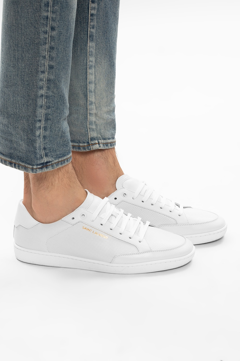スニーカー Saint Laurent SNEAKER (6032231JZ10 9030) Saint Laurent White Sl/10 low sneakers | TheDoubleF